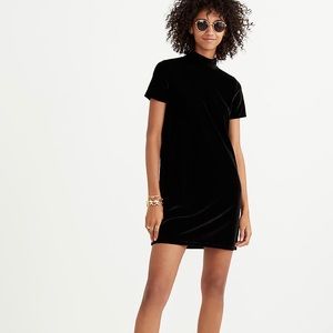 Madewell Velvet Mockneck Dress